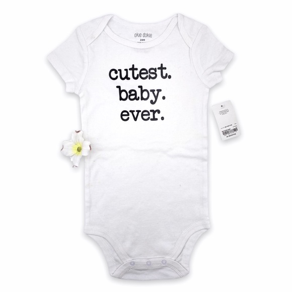 okie dokie Other - 26. NWTF Okie Dokie Cutest Baby Ever Onesie, 24m